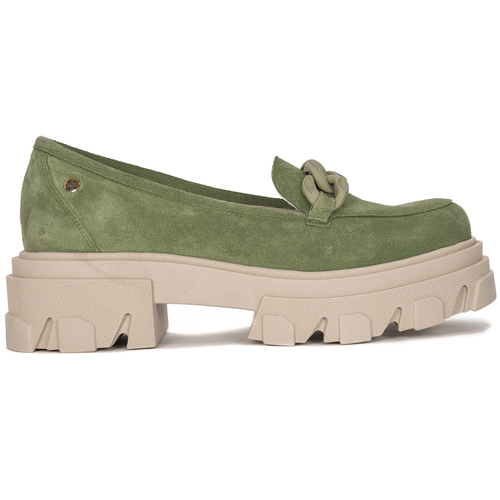 Maciejka 2850J-09/00-1 Green Flat Shoes