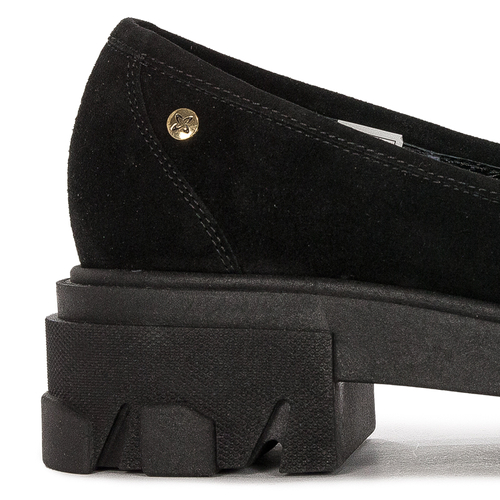 Maciejka 2850J-12/00-1 Black Suede Low Shoes