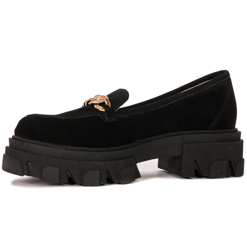 Maciejka 2850J-20/00-1 Black Suede Low Shoes