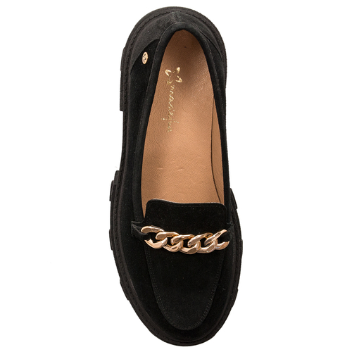 Maciejka 2850J-20/00-1 Black Suede Low Shoes