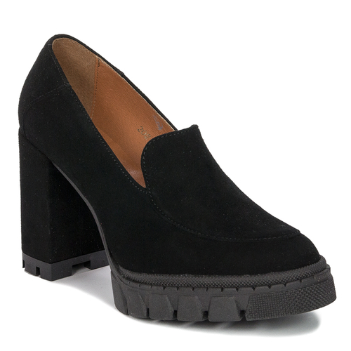 Maciejka 2950J-01/00-1 Black Velor Pumps