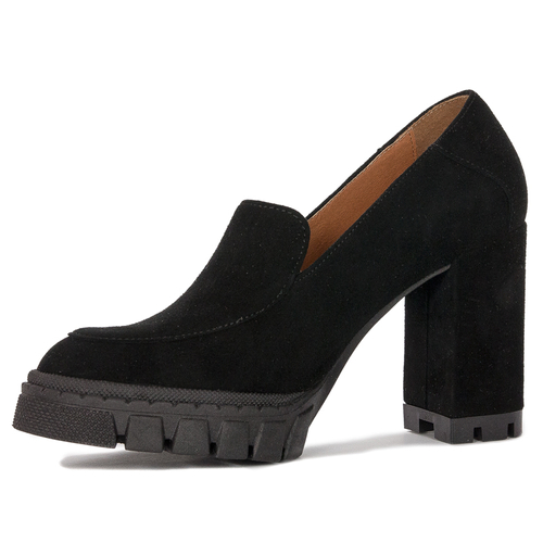 Maciejka 2950J-01/00-1 Black Velor Pumps