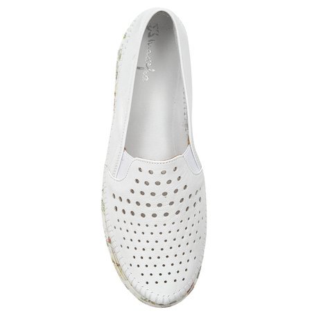 Maciejka 3512B-11/00-0 White Flat Shoes