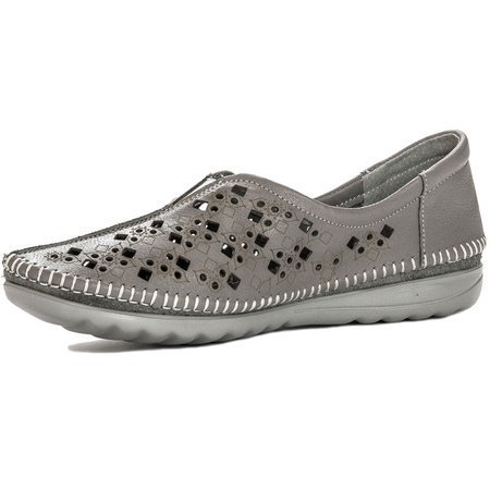 Maciejka 4048A-03-00-0 Grey Flat Shoes