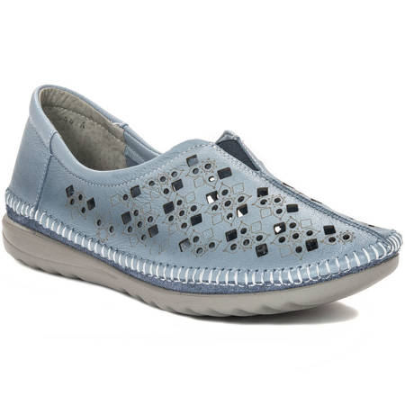 Maciejka 4048A-17/00-0 Navy Flat Shoes