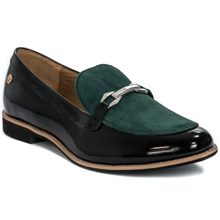 Maciejka 4099A-09-00-1 Green Flat Shoes