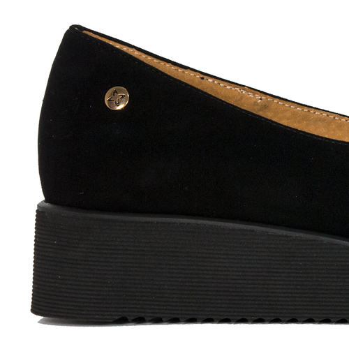 Maciejka 5315A-01/00-5 Black Suede Flat Shoes