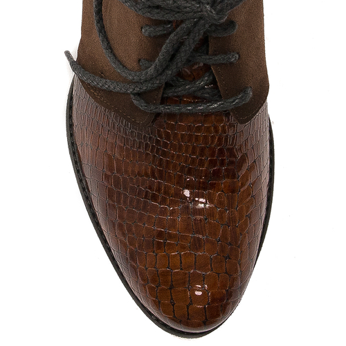 Maciejka 5743A-02/00-7 Women's Brown Leather Boots