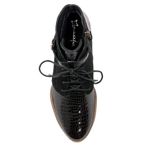 Maciejka 5743A-20/00-7 Women's Black Leather Boots