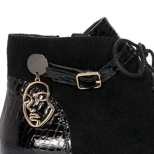 Maciejka 5743A-20/00-7 Women's Black Leather Boots
