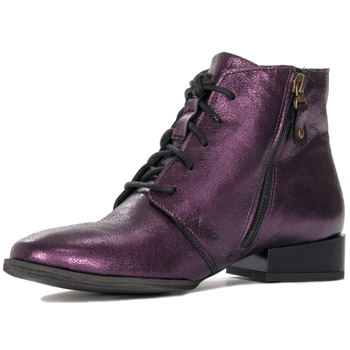 Maciejka 5743C-05/00-7 Women's Violet Leather Boots