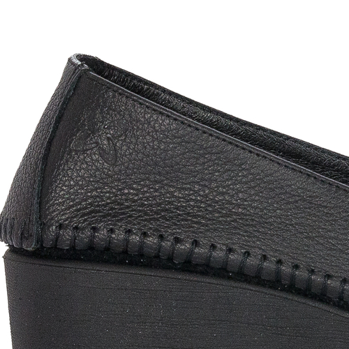 Maciejka 5814A-01/00-1 Black Leather Low Shoes