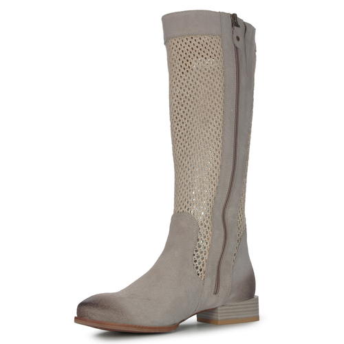 Maciejka Beige Knee-High Boots