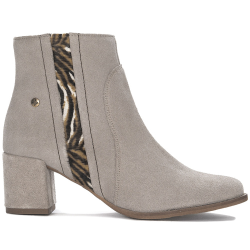 Maciejka Beige Leather Boots