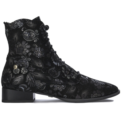 Maciejka Black Lace-up Boots