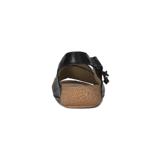Maciejka Black Leather Sandals