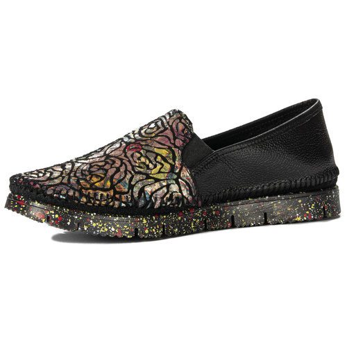 Maciejka Black Multi Flat Shoes