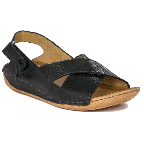 Maciejka Black Ombre Sandals