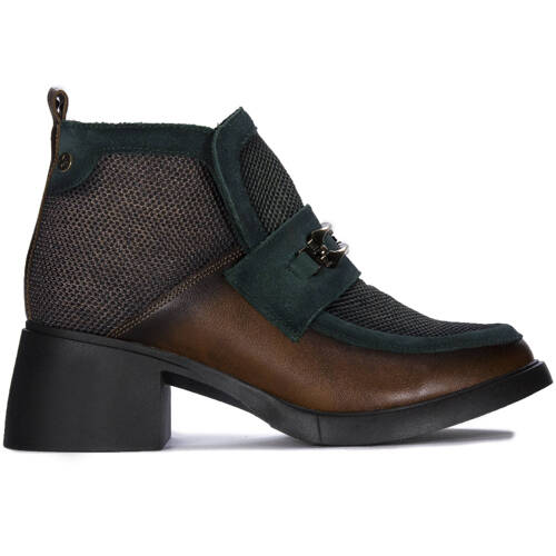 Maciejka Brown-Green Women's Boots