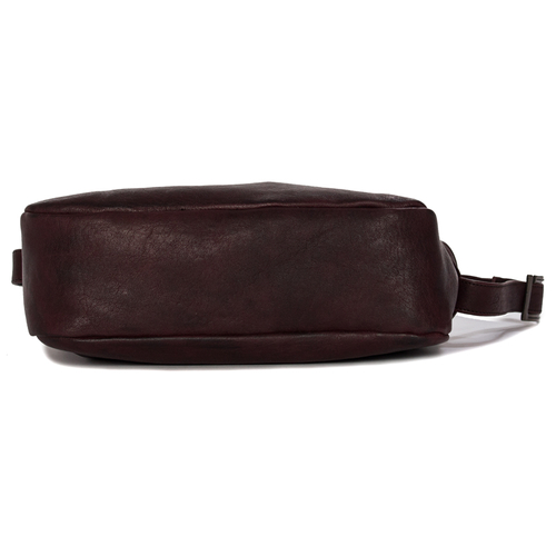 Maciejka Burgundy Leather Women's Handbag