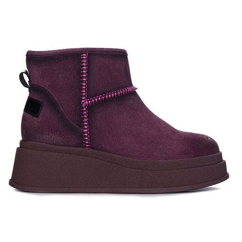 Maciejka Burgundy Platform Snow Boots