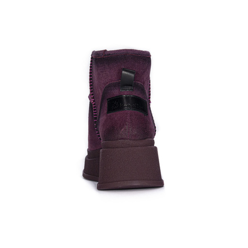 Maciejka Burgundy Platform Snow Boots