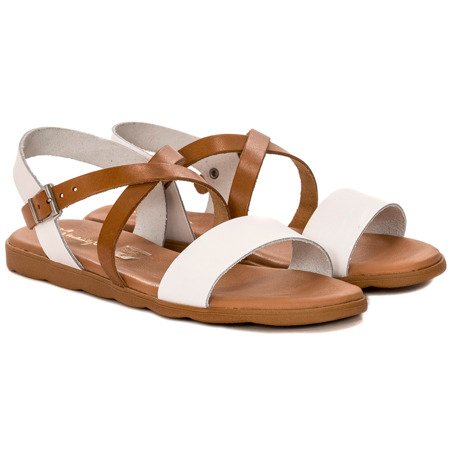 Maciejka ESP21-11-00-0 Sandals Blanco/rable White, Brown