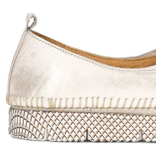 Maciejka Gold Flat Shoes