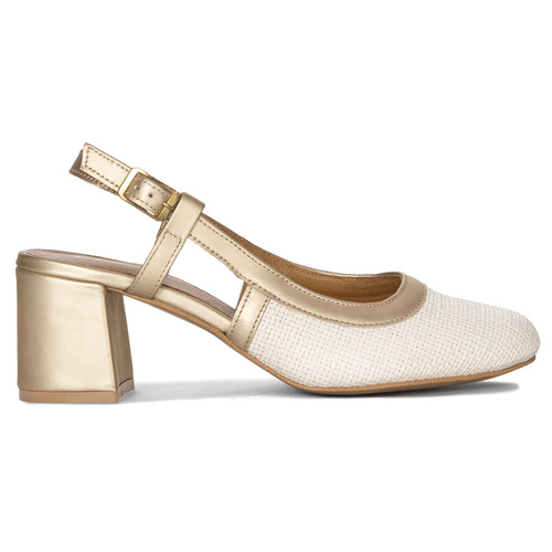 Maciejka Gold Pumps