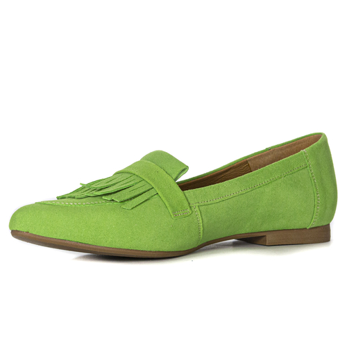 Maciejka Green Ballerina Shoes