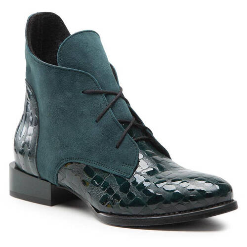 Maciejka Green Women's Lace-Up Boots