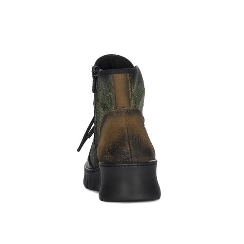 Maciejka Green and Gold Women's Boots