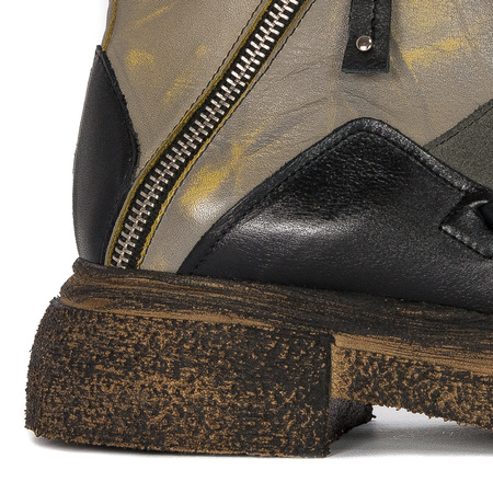 Maciejka Grey+Yellow Women's Boots