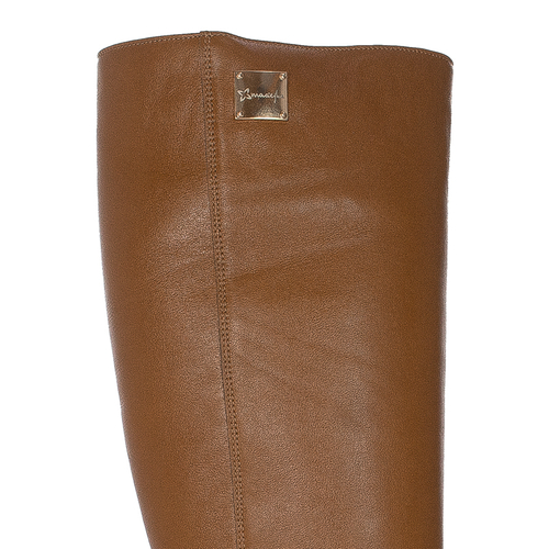 Maciejka Light Brown Knee-High Boots