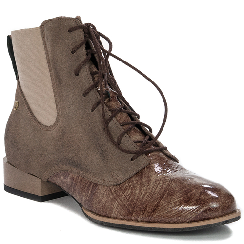 Maciejka Light Brown women's Lace-Up Boots