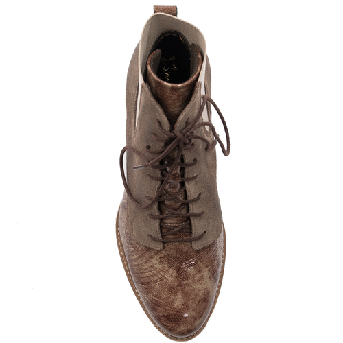 Maciejka Light Brown women's Lace-Up Boots