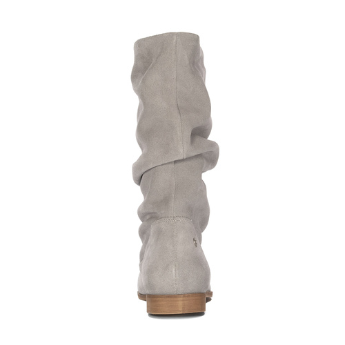 Maciejka Light Grey Knee-High Boots