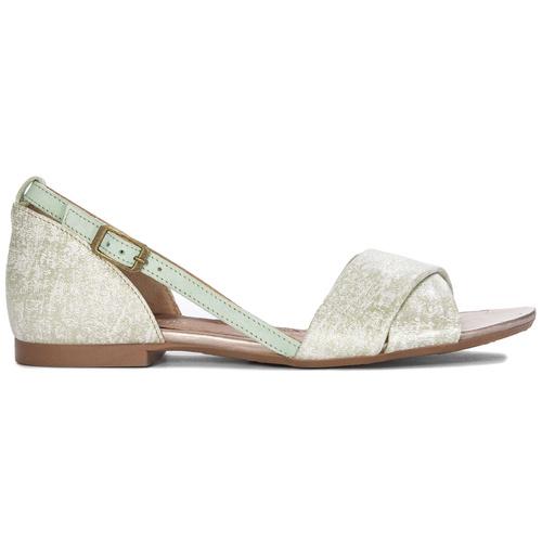 Maciejka Mint Leather Sandals