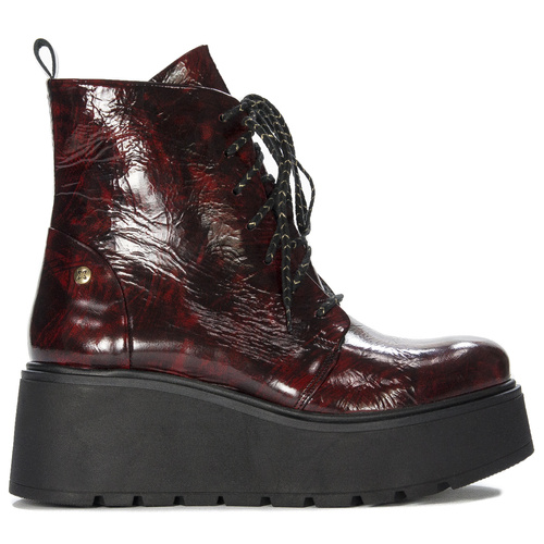 Maciejka Platform Burgundy Boots