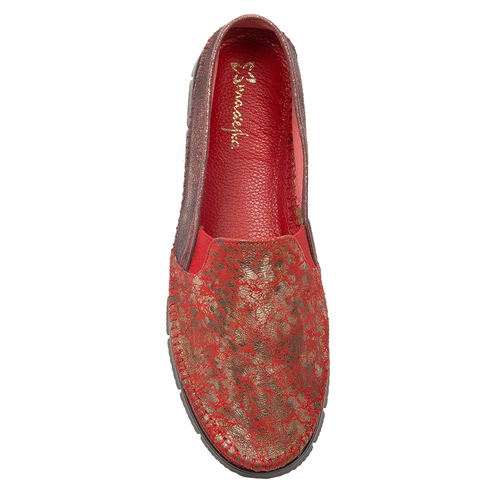 Maciejka Red Low Shoes