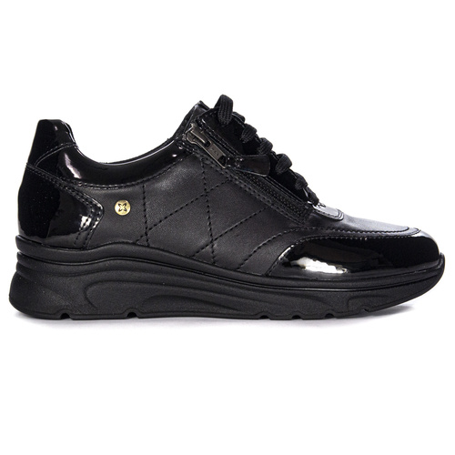 Maciejka Women's Black Leather Low Shoes