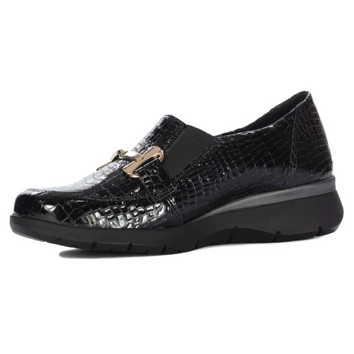 Maciejka Women's Black Leather Low Shoes