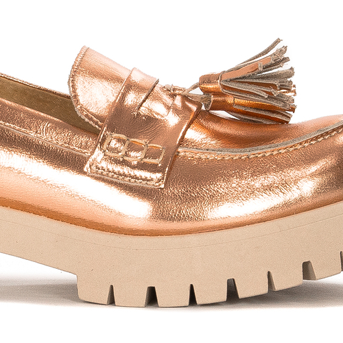Maciejka Women's Copper Shoes On Platform
