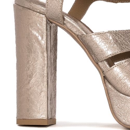 Maciejka Women's Gold Sandals
