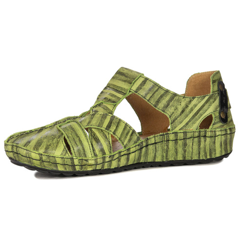 Maciejka Women's Green Flat Shoes