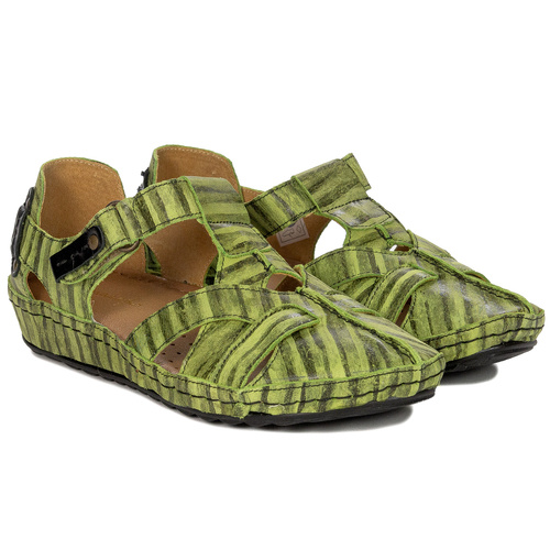 Maciejka Women's Green Flat Shoes