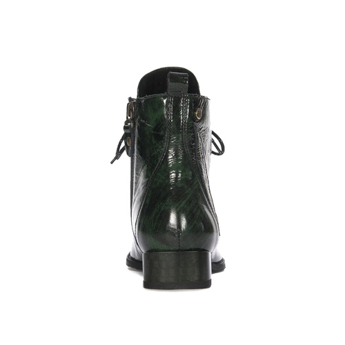 Maciejka Women's Green Pattented Leather Boots