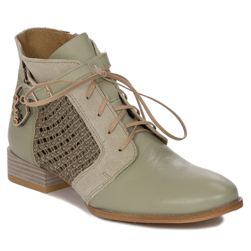 Maciejka Women's Leather Beige Boots