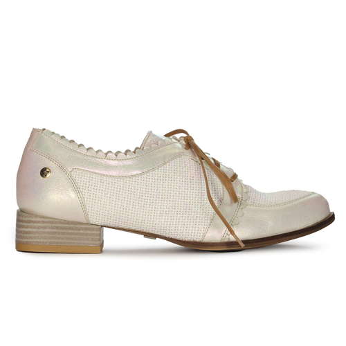 Maciejka Women's Leather Light Beige Low Shoes