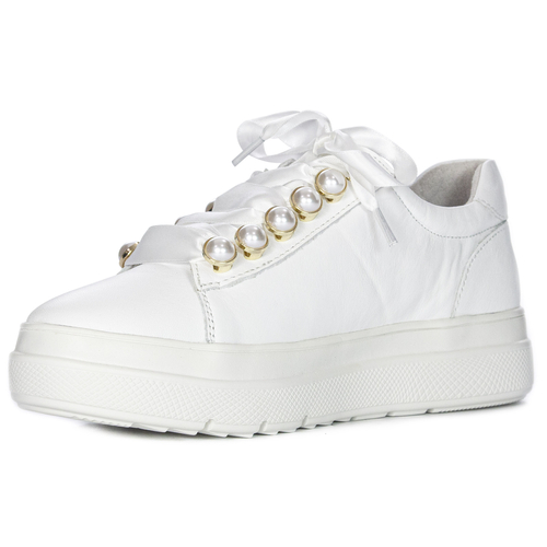 Maciejka Women's Leather Sneakers White